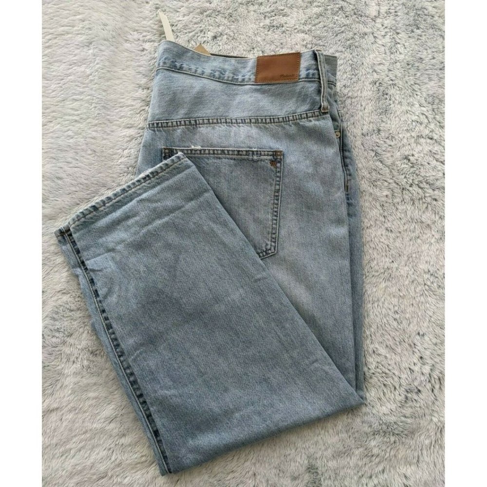 Madewell Sz 36 Women The Perfect Vintage Jean Light Wash Cropped High Rise NWT - Picture 12 of 12